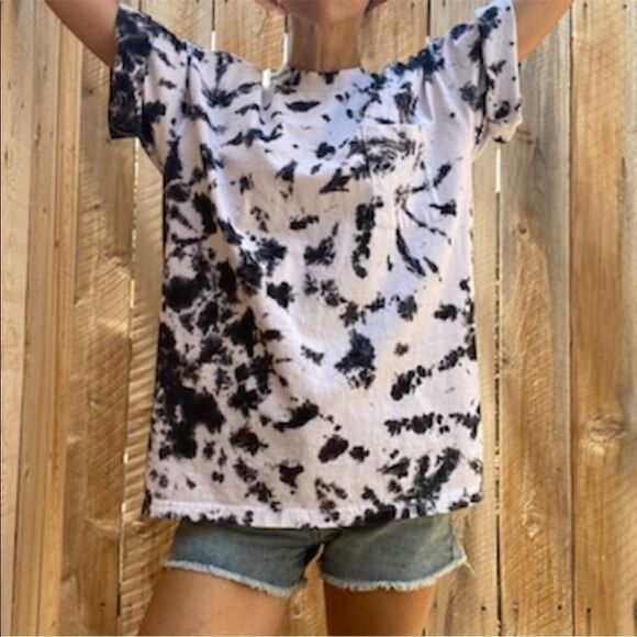 Oversized cotton tie dyed cotton T-shirt size XL - Picture 8 of 8